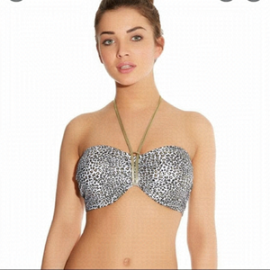 𝅺freya Animal Print Bandeau Top